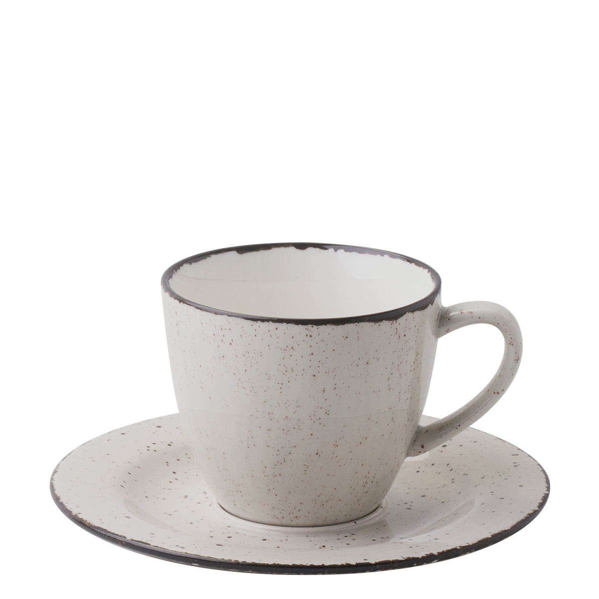 Soucoupe à café 15,5 cm - Gaya Atelier gris