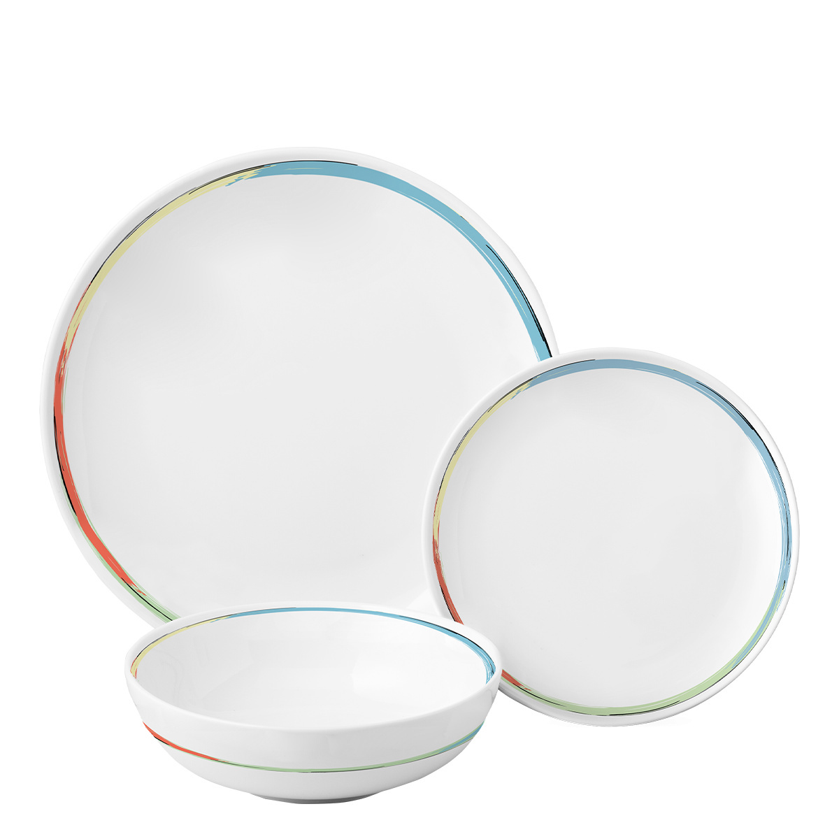 Set d'assiettes 12 pcs - S-Art Elements Emotion