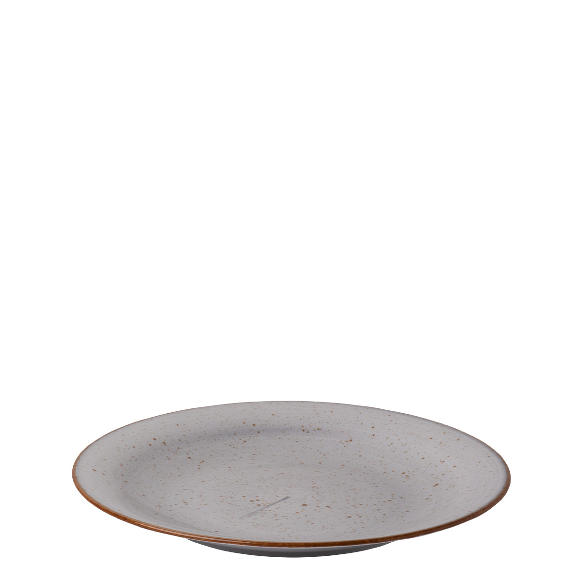 Assiette plate 25 cm grise - Hotel Inn Chic colorée