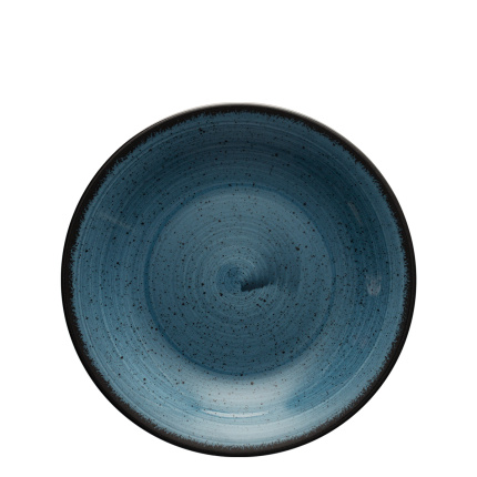 Assiette plate 25 cm bleue - Hotel Inn Chic colorée