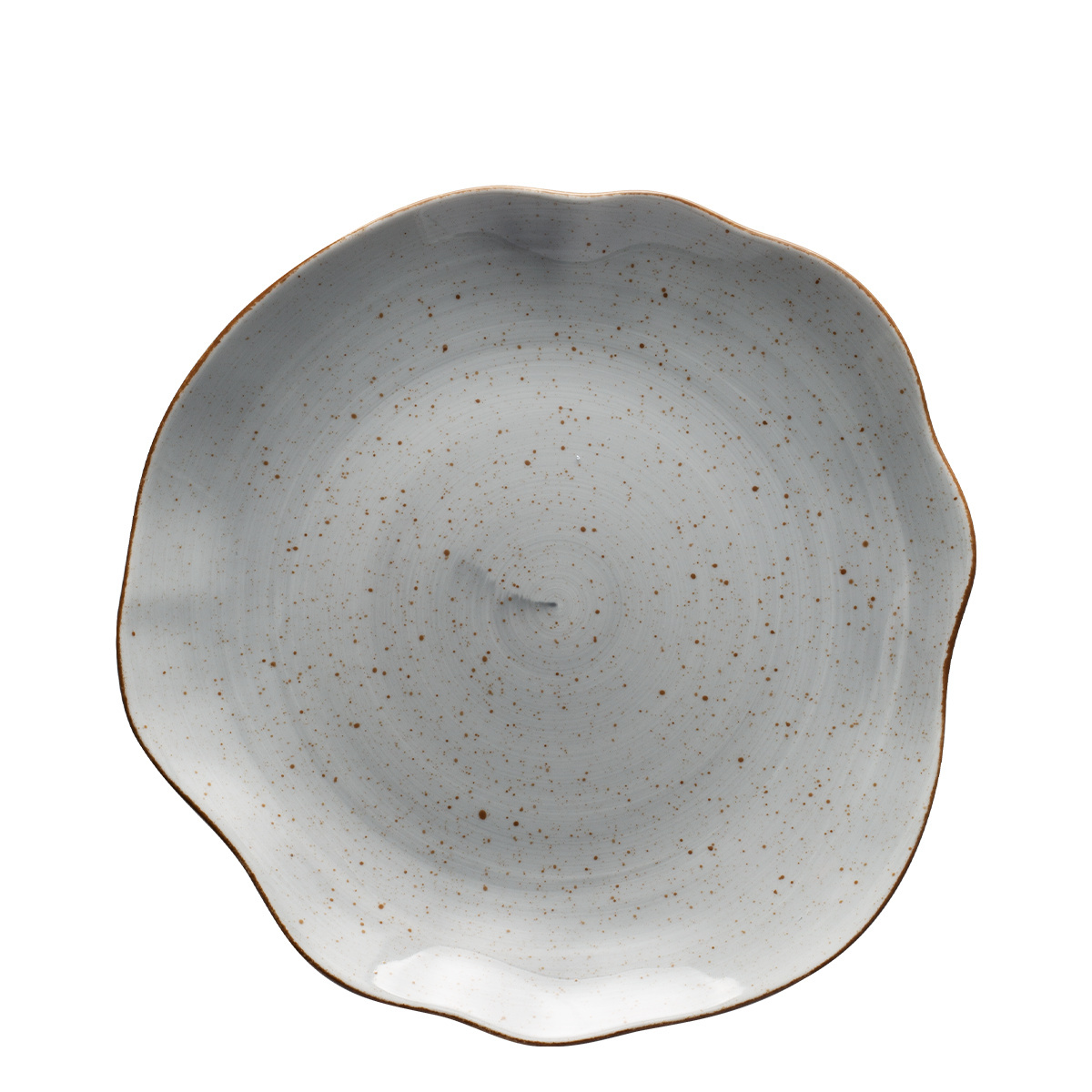 Assiette plate 28 cm grise - Hotel Inn Chic colorée