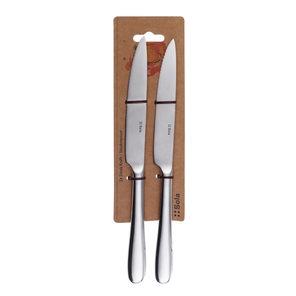 Couteaux à steak set 2 pièces - Basic Alpha