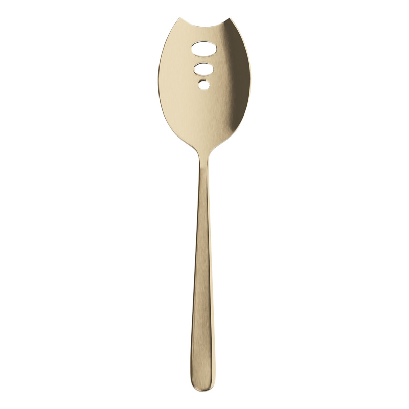 Fourchette à légumes / salade – Salamanca PVD Champagne entièrement mat