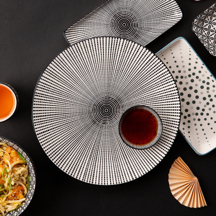 Assiette plate 25 cm – Elements Asia Fire