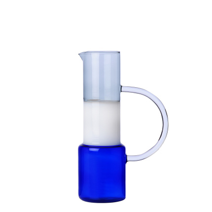 Carafe bleu/blanc/fumé 1,2 l - Ichendorf