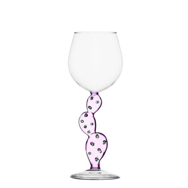 Verre à vin cactus rose - Ichendorf