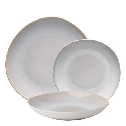 Set d'assiettes en céramique 12 pcs – Elements North Organic