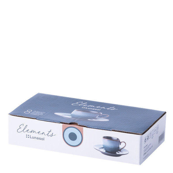 Service à mokka 8 pièces 90 ml – Elements Night