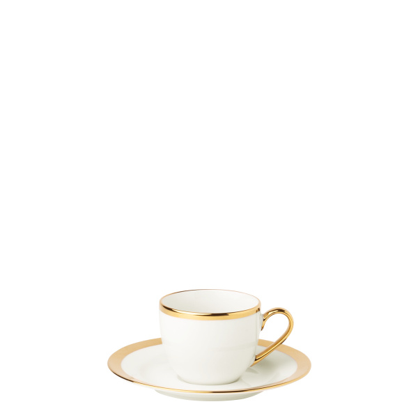 Ensemble de moka 8 pièces - FLOW Lunasol avec bord doré