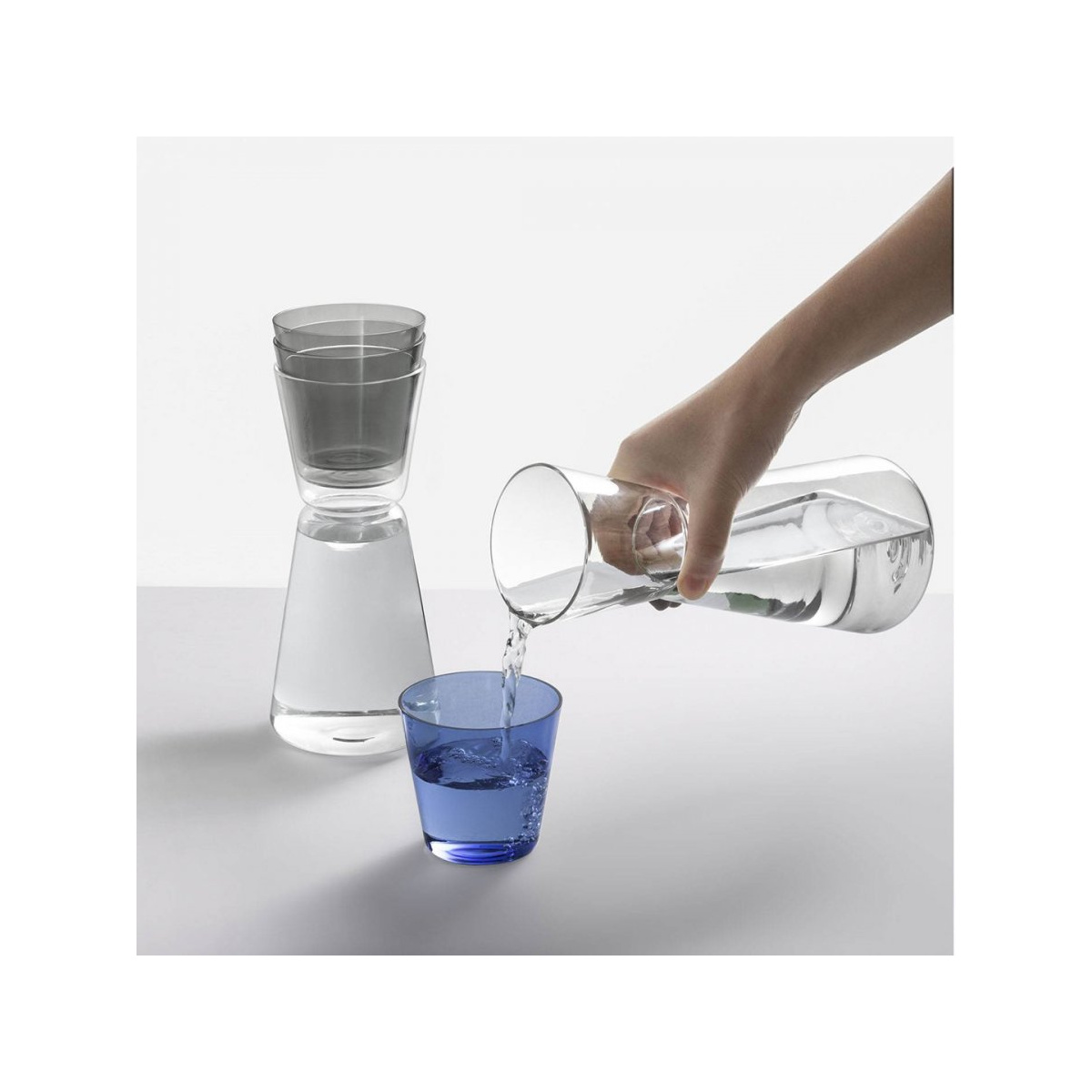 Carafe transparente/fumée 750 ml - Ichendorf