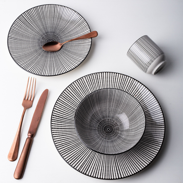 Set en porcelaine 24 pcs — Gaya Elements Fire