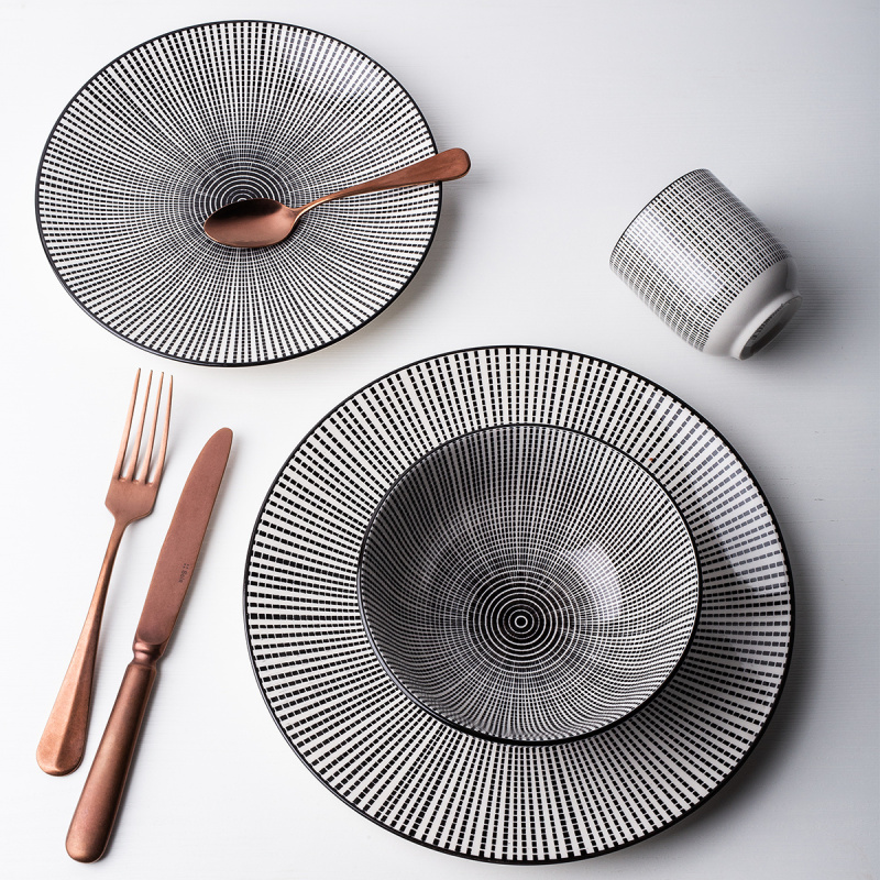 Set en porcelaine 24 pcs — Gaya Elements Fire