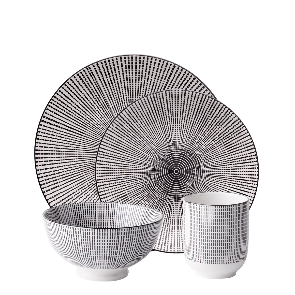 Set en porcelaine 24 pcs — Gaya Elements Fire