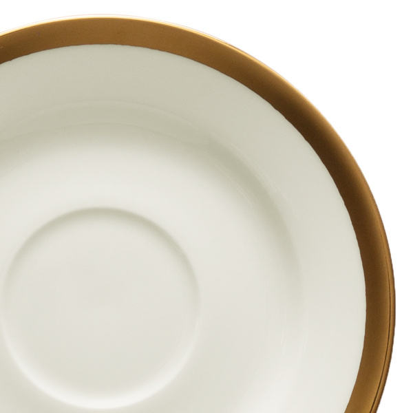 Ensemble de 8 tasses à café - FLOW Lunasol avec bordure dorée