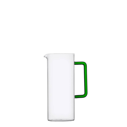 Carafe avec anse verte 2,1 l