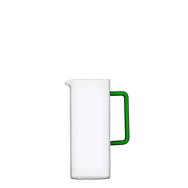 Carafe avec anse verte 2,1 l