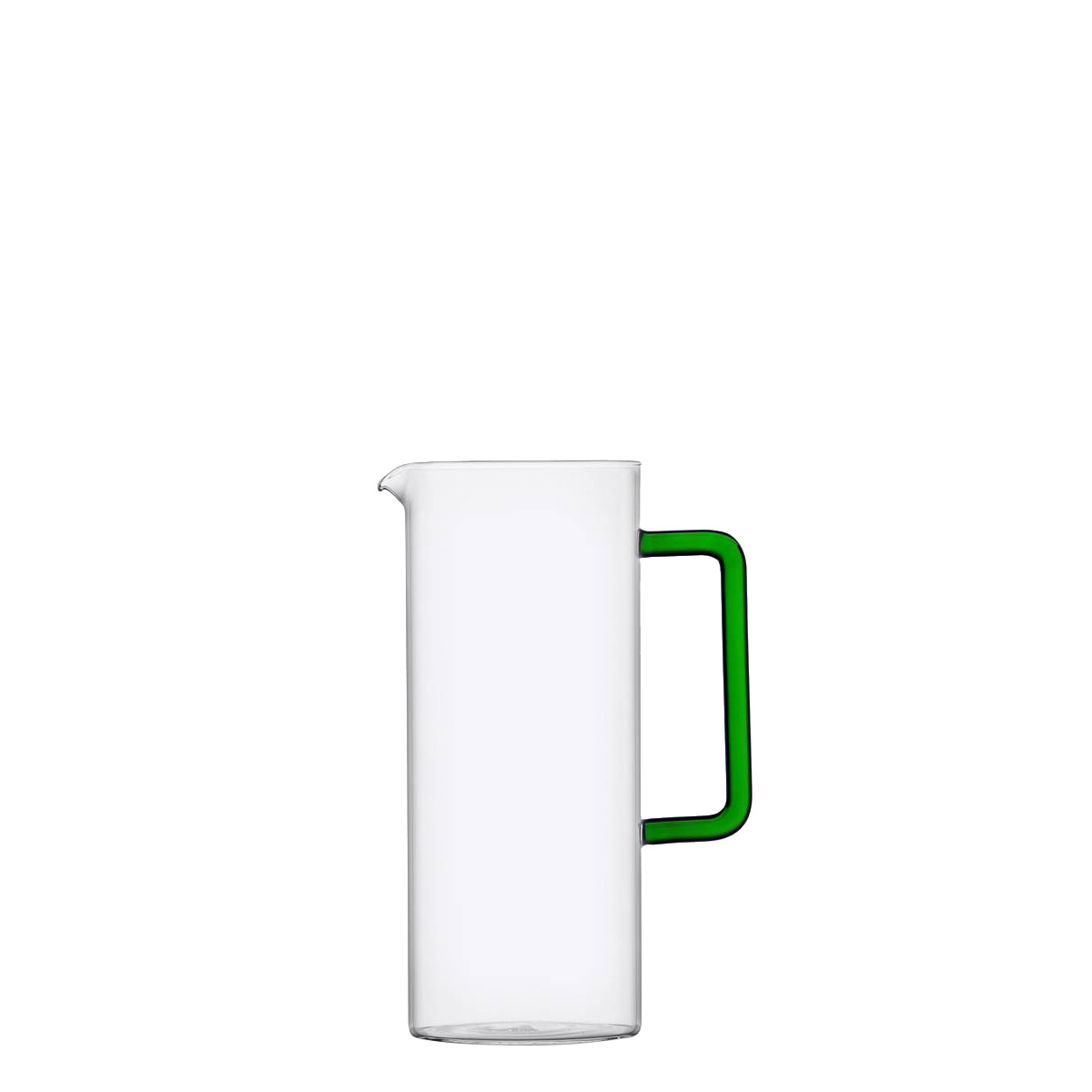 Carafe avec anse verte 2,1 l