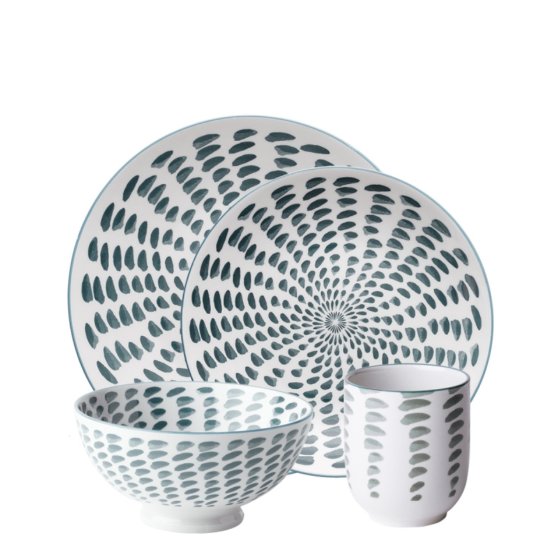 Set en porcelaine 24 pcs — Gaya Elements Water