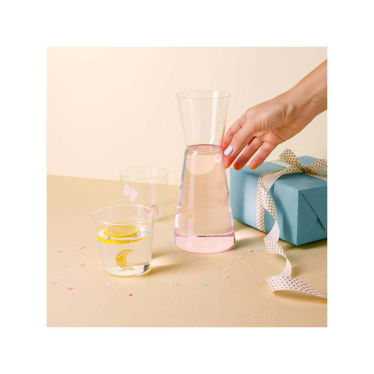Carafe rose/transparent 750 ml - Ichendorf