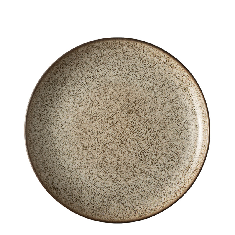 Ensemble de 4 assiettes plates Coupe ø27 cm - Elements Stone