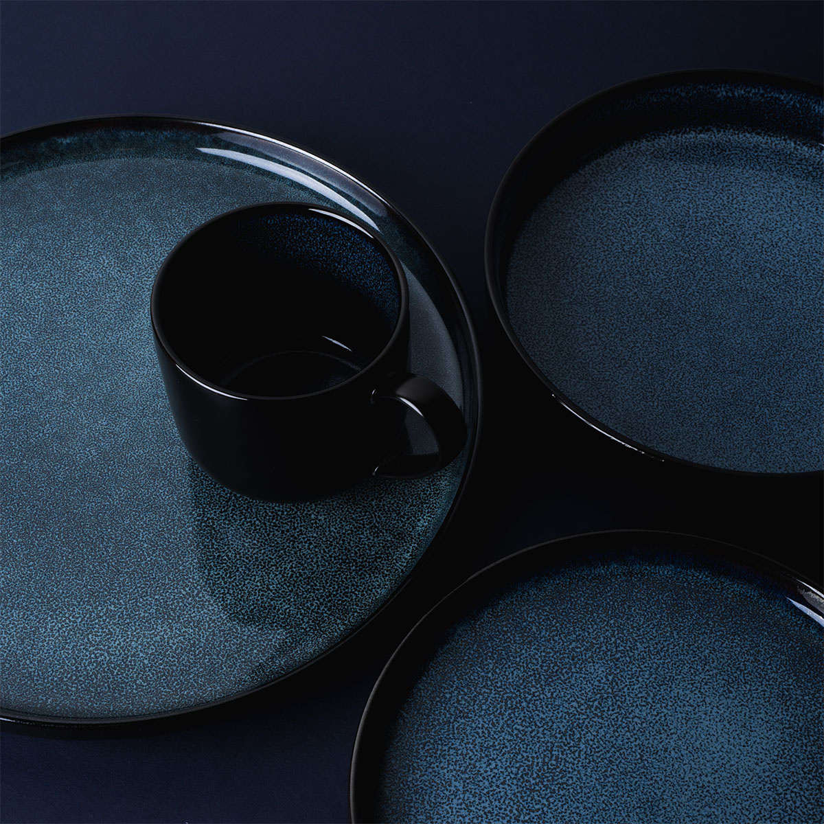 Service en porcelaine 16 pièces - Gaya RGB Night Sky Lunasol