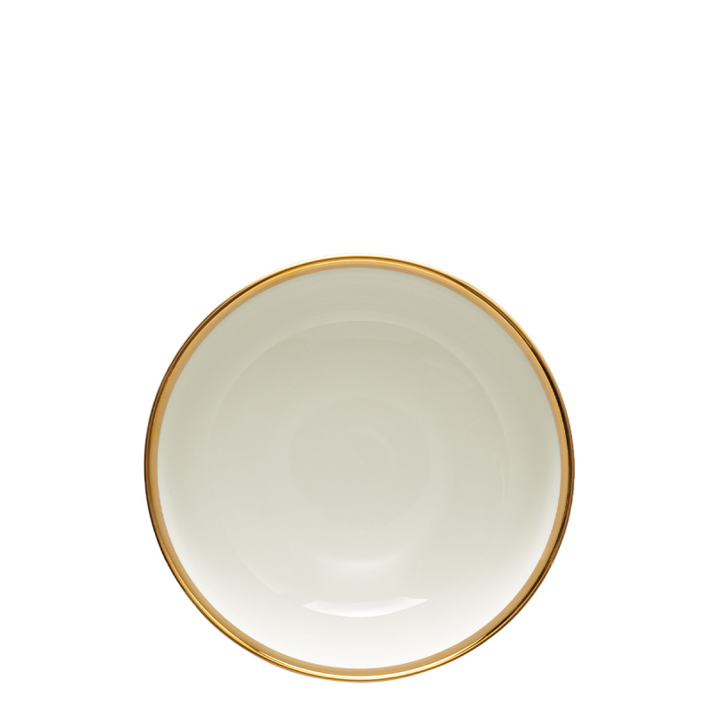 Bol 16 cm, ensemble de 4 - FLOW Lunasol avec bordure dorée