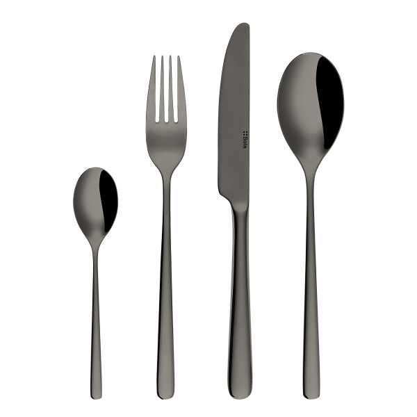 Set de couverts 24 pcs – Salamanca PVD gris