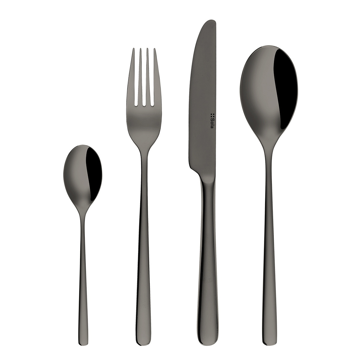 Set de couverts 24 pcs – Salamanca PVD gris