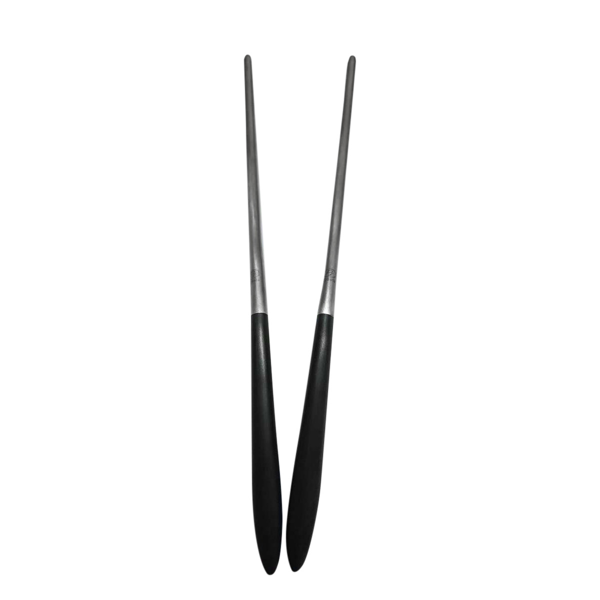 Paire de baguettes – GAYA Exeter manche gris-noir mat