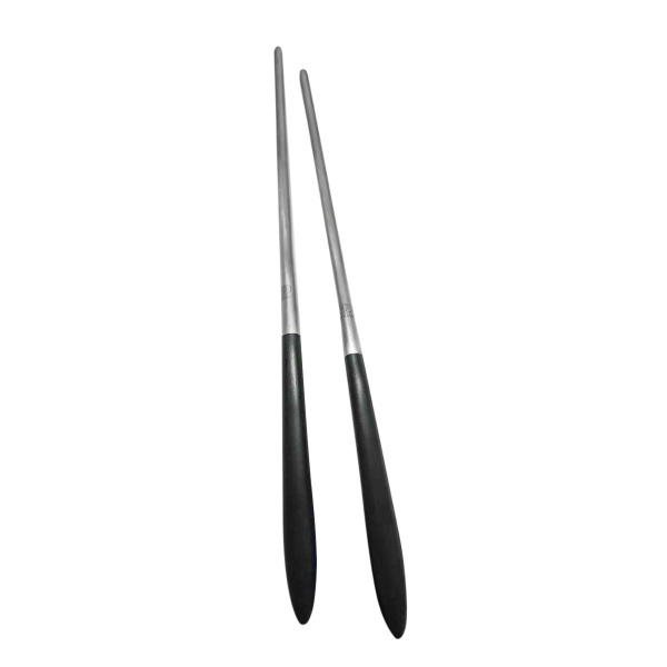 Paire de baguettes – GAYA Exeter manche gris-noir mat
