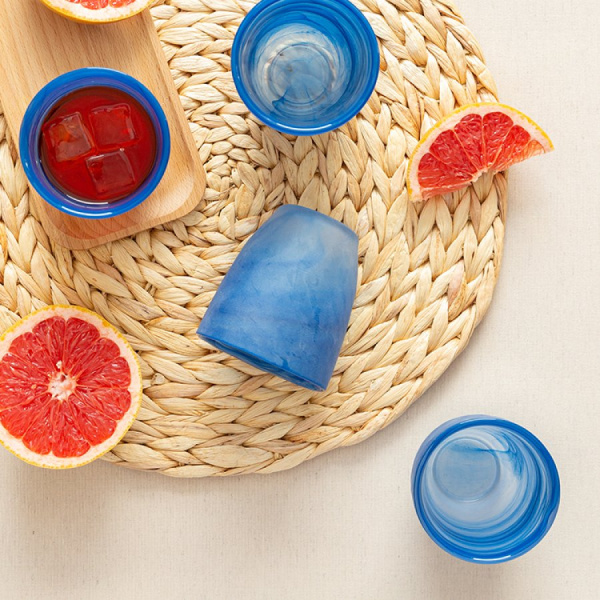 Verre bleu 300 ml – Elements Glass