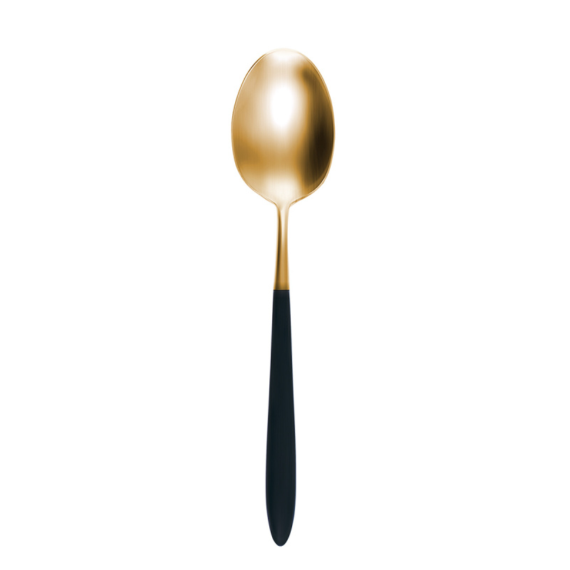 Set de couverts 24 pcs – Gaya Exeter Gold manche gris-noir mat