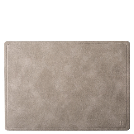 Set de table rectangulaire gris clair PVC – Elements Ambiente