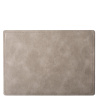 Nappe rectangulaire en PVC gris clair — Elements Ambiente