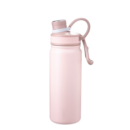 Bouteille en acier inoxydable 650 ml rose mat - to Go