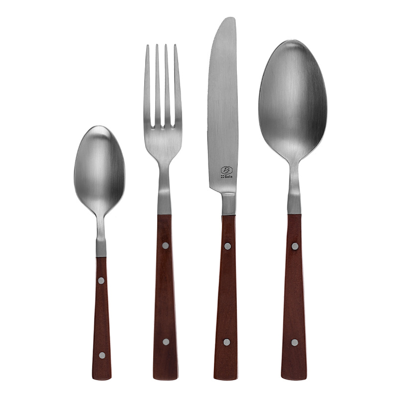 Set de couverts 24 pcs – Image Sawo Wood