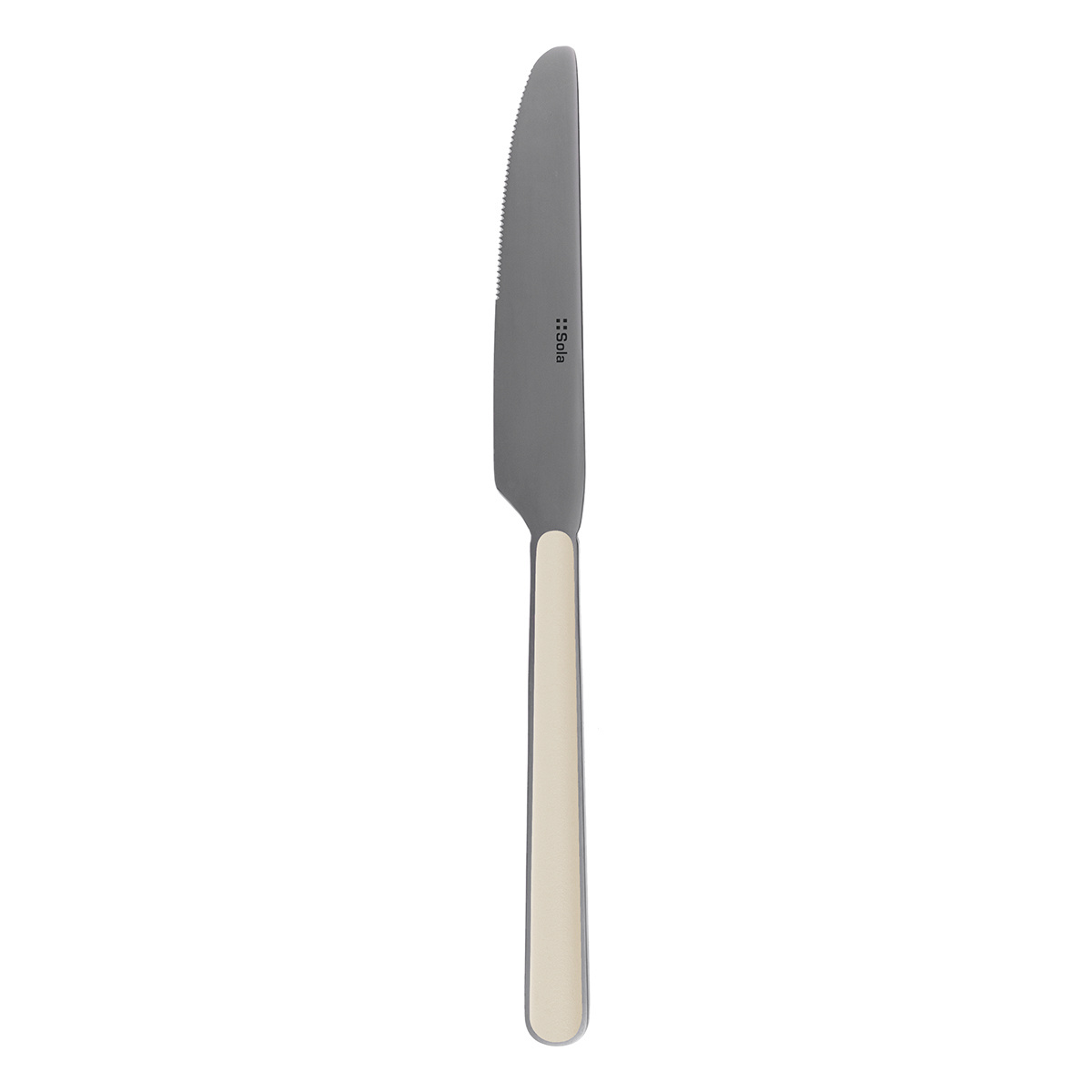 Couteau de table – Gallery Vanille PVD gris clair