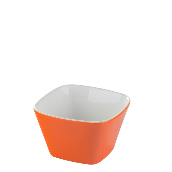 Bol en porcelaine orange 6 x 6 cm – RGB