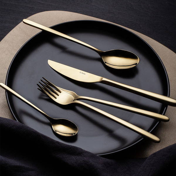Set de couverts 16 pcs – Sira PVD Champagne