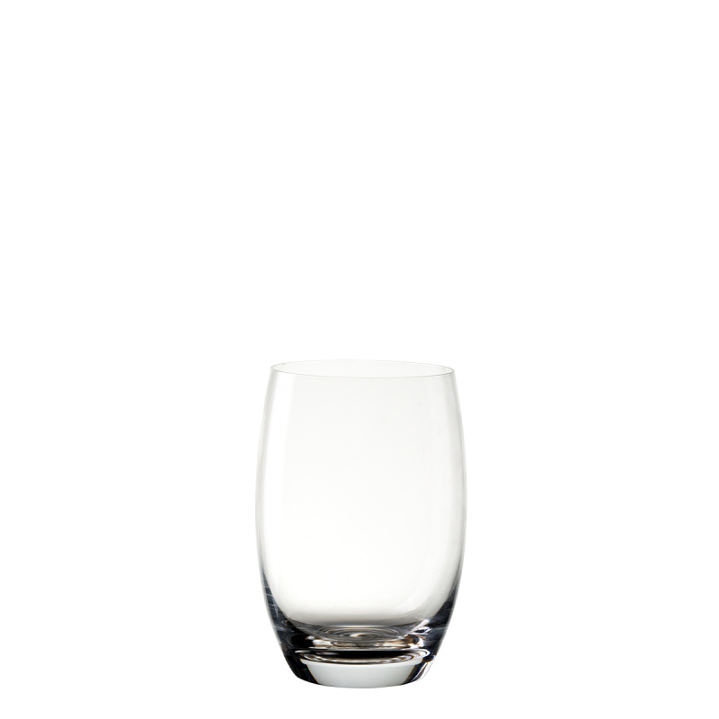 Verres tumbler 460 ml avec fond spiralé taupe 6 pcs - Optima Glas Lunasol