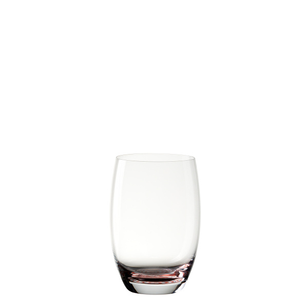 Verres tumbler 460 ml avec fond en spirale rouge 6 pcs - Optima Glas Lunasol