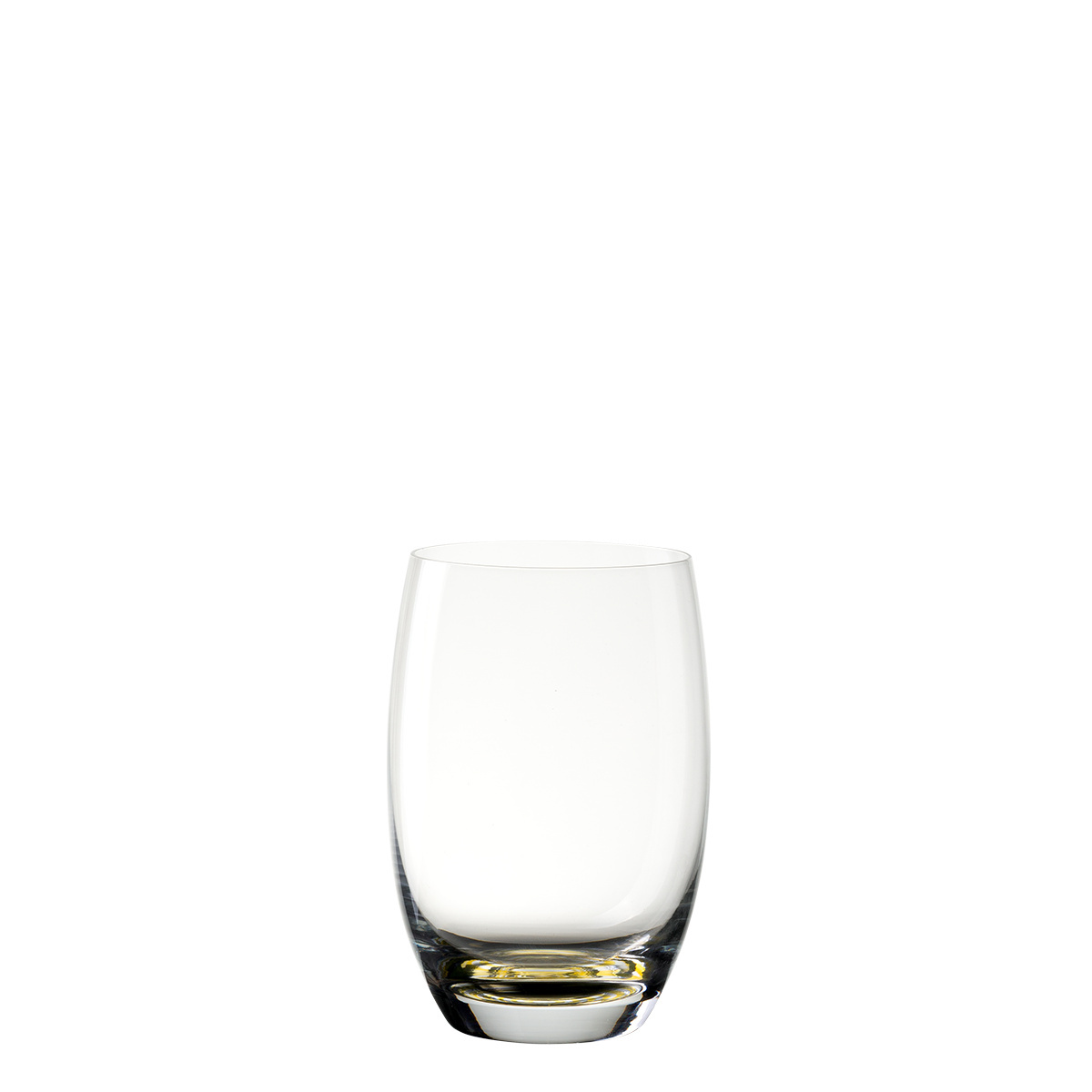Verres tumbler 460 ml à fond spiralé jaune 6 pcs - Optima Glas Lunasol