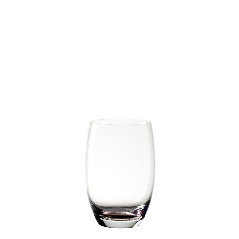 Verres tumbler 460 ml avec fond en spirale bordeaux 6 pcs - Optima Glas Lunasol