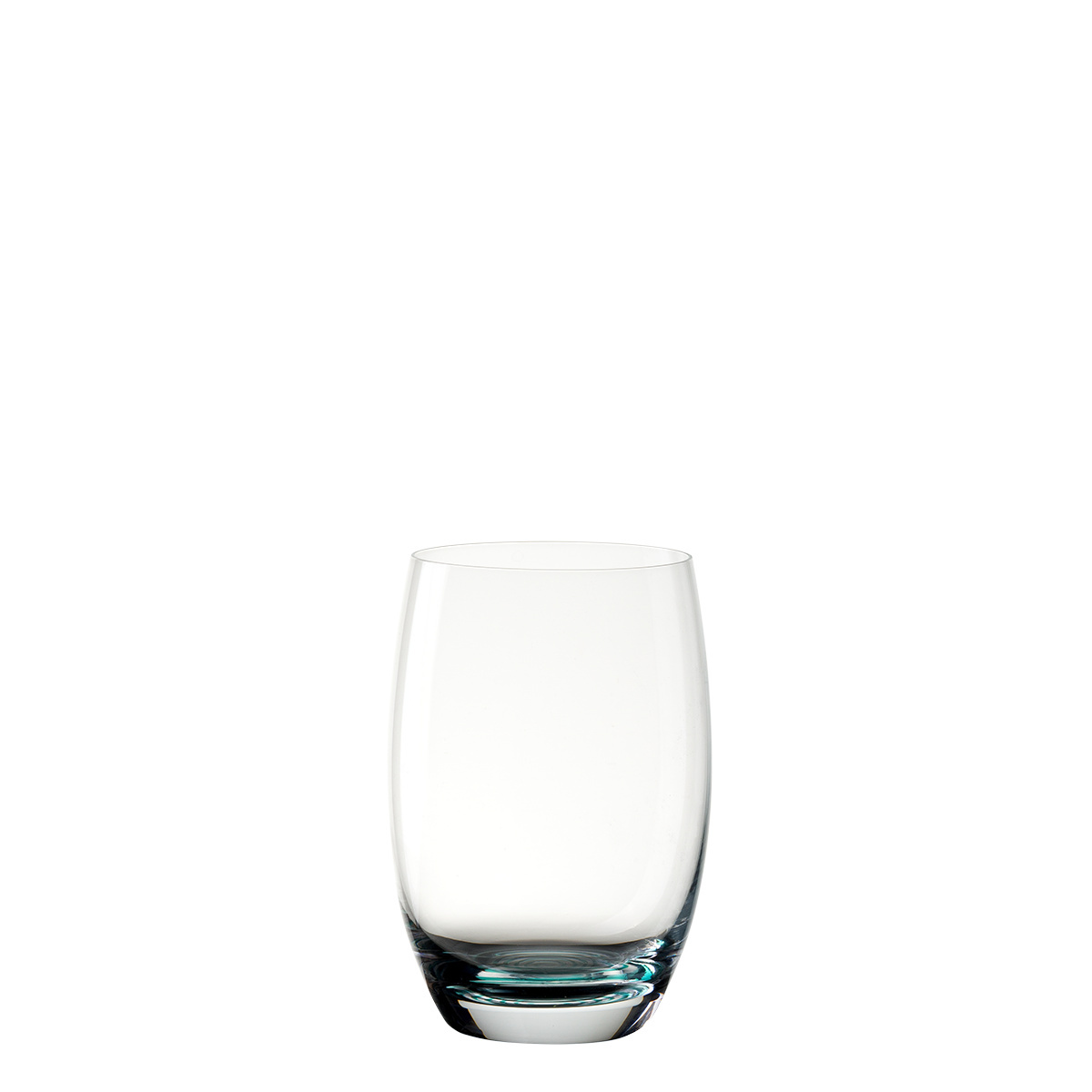 Verres tumbler 460 ml avec fond en spirale turquoise 6 pcs - Optima Glas Lunasol