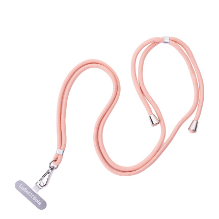 Cordon de téléphone Crossbody avec logo Lusol::Sola, rose