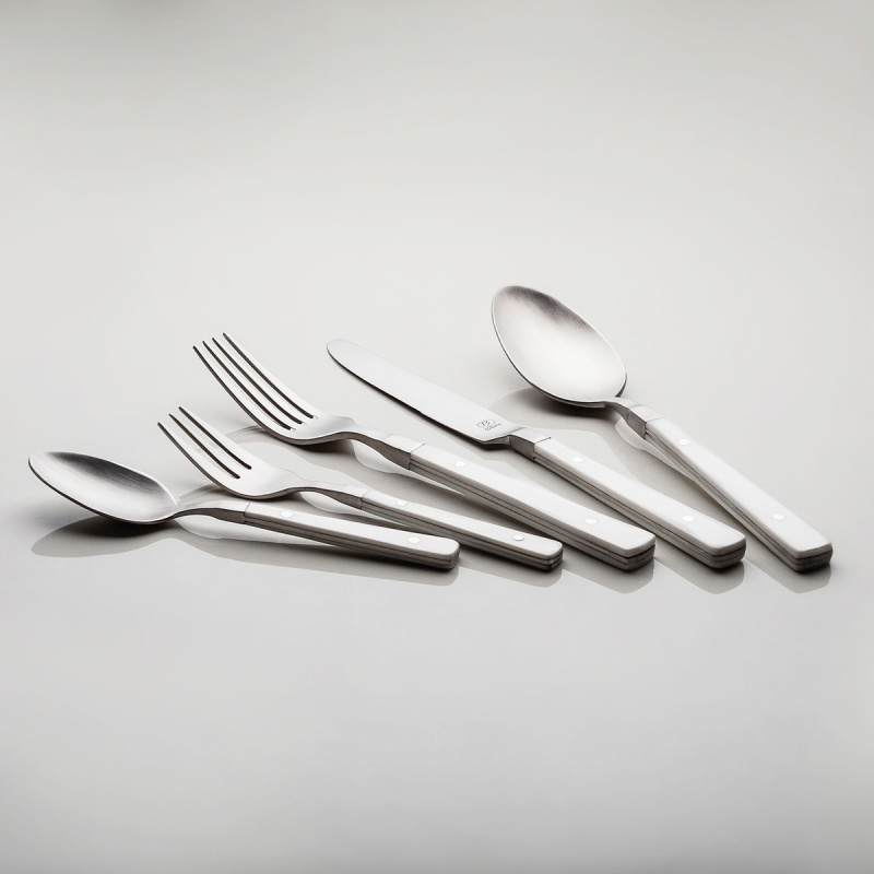 Set de couverts 30 pcs – Image POM blanc