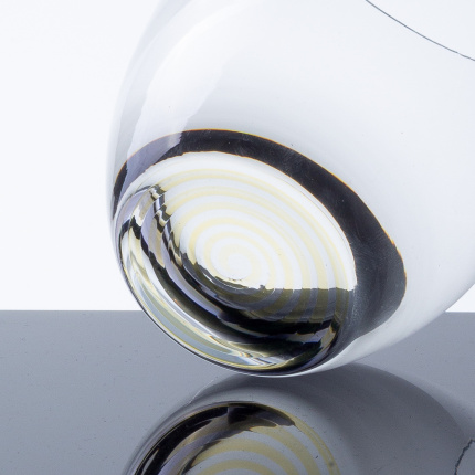 Verres tumbler 460 ml à fond spiralé jaune 6 pcs - Optima Glas Lunasol