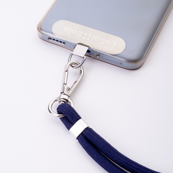 Cordon de téléphone Crossbody avec logo Lusol::Sola, rose