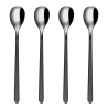 Cuillère à limonade Set 4 pcs – Porto PVD gris clair / noir satiné