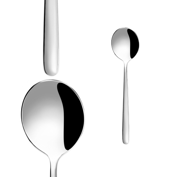 Cuillère à petit-déjeuner/bouillon - Faro polie